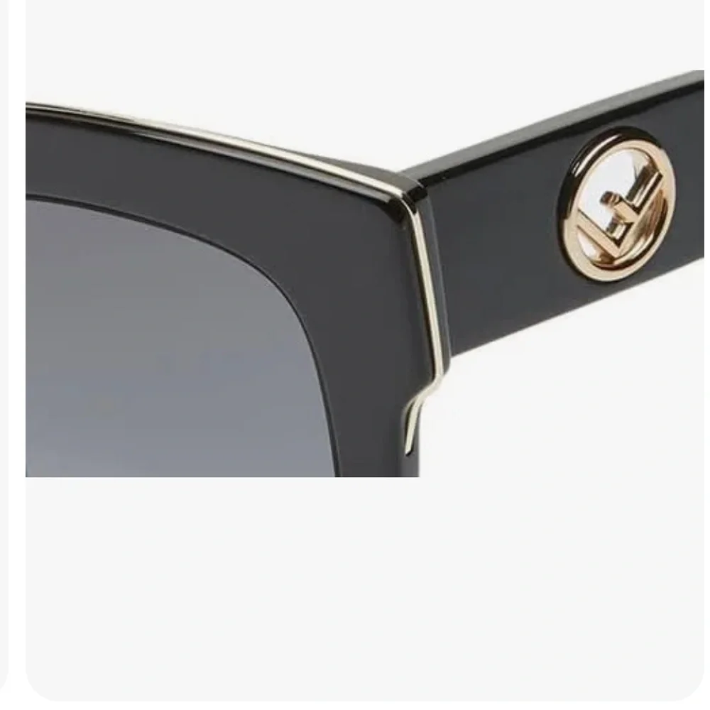 Fendi FF 0359/G/S Sunglasses (807 Black) - Picture 4 of 13